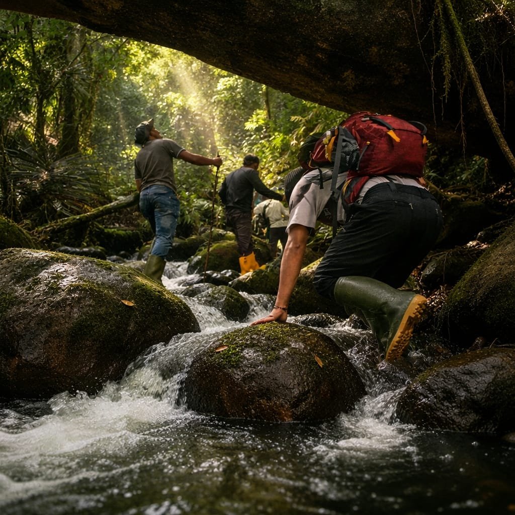Tim JAPESDA di hutan Gorontalo