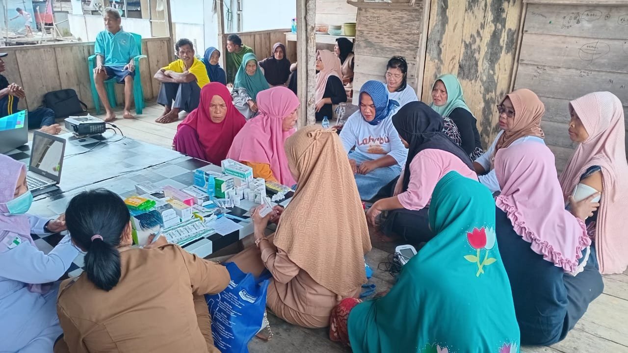 Japesda dan Puskesmas Gelar Pemeriksaan Kesehatan Gratis untuk Nelayan Uwedikan