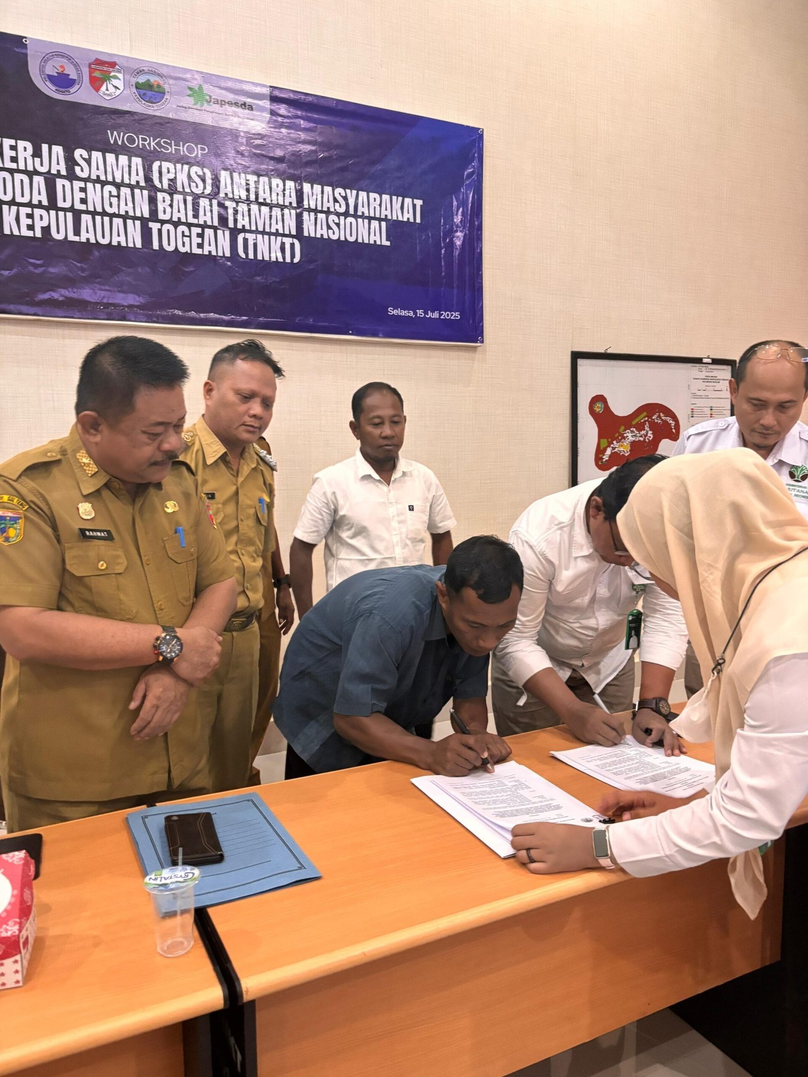 Japesda Fasilitasi PKS Nelayan Kadoda dan Taman Nasional Kepulauan Togean