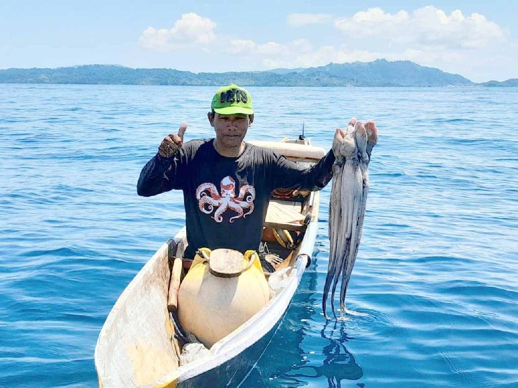 Usai Tutup Tiga Bulan, Nelayan Kadoda Panen Gurita